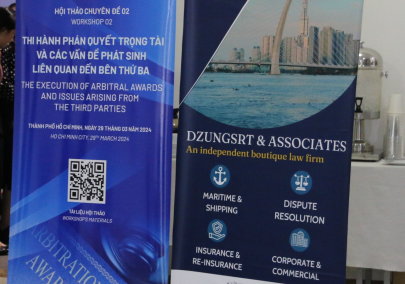 [RECAP] DZUNGSRT & ASSOCIATES PARTICIPATES IN WORKSHOP 02 “THE EXECUTION OF ARBITRAL AWARD AND ISSUES ARISING FROM THE THIRD PARTIES” AS SILVER SPONSOR