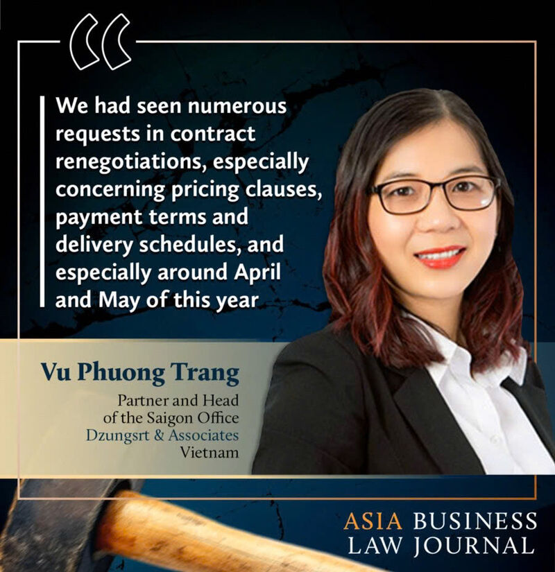 DZUNGSRT & ASSOCIATES’ CONTRIBUTION TO ARTICLE ON ASIA BUSINESS LAW JOURNAL