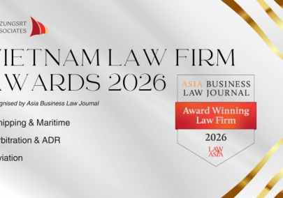 DZUNGSRT & ASSOCIATES CONTINUES TO BE RECOGNIZED AT THE VIETNAM LAW FIRM AWARDS 2026 BY ASIA BUSINESS LAW JOURNAL