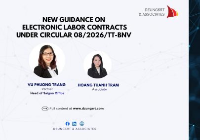 [LEGAL UPDATE] NEW GUIDANCE ON ELECTRONIC LABOR CONTRACTS UNDER CIRCULAR NO. 08/2026/TT-BNV
